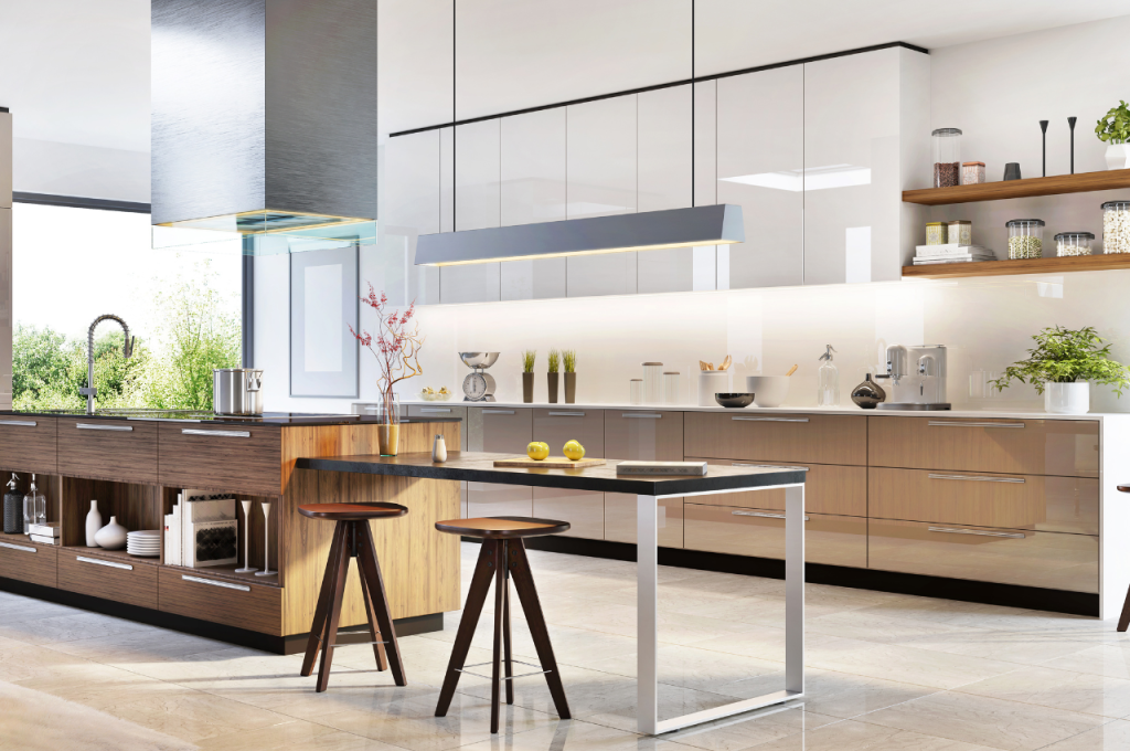 Clean and modern kitchen styling