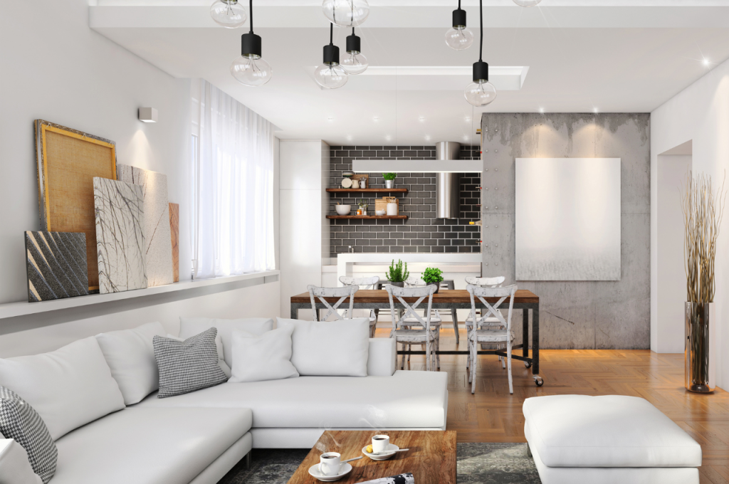 Interior design and artistic flair