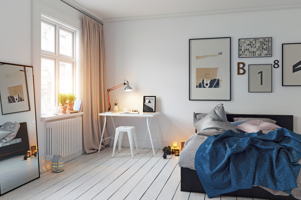 Maximizing space with decor