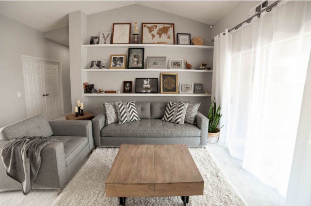 Low-cost living room design ideas