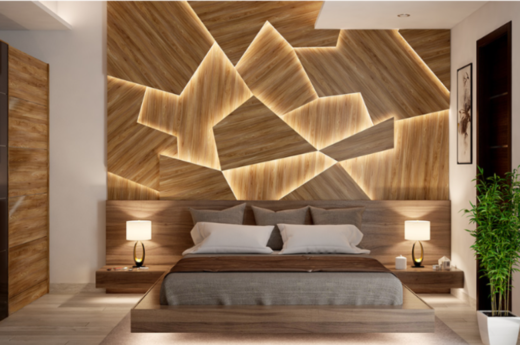 bedroom without furniture