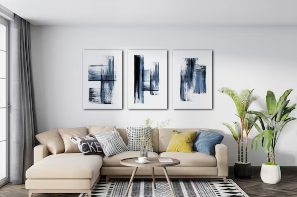 How can I decorate my house with simple things?