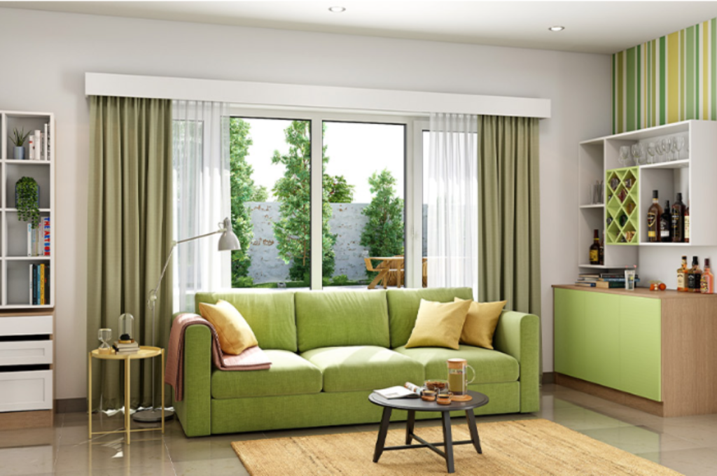 Biophilic living room styling tips