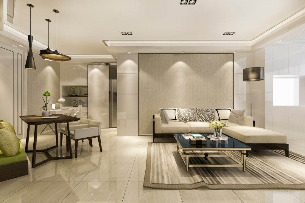 Modern apartment decor
