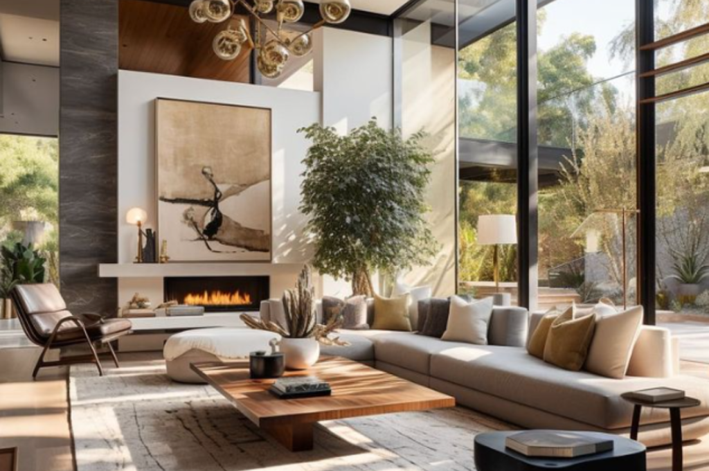 Defining features of luxury living rooms
