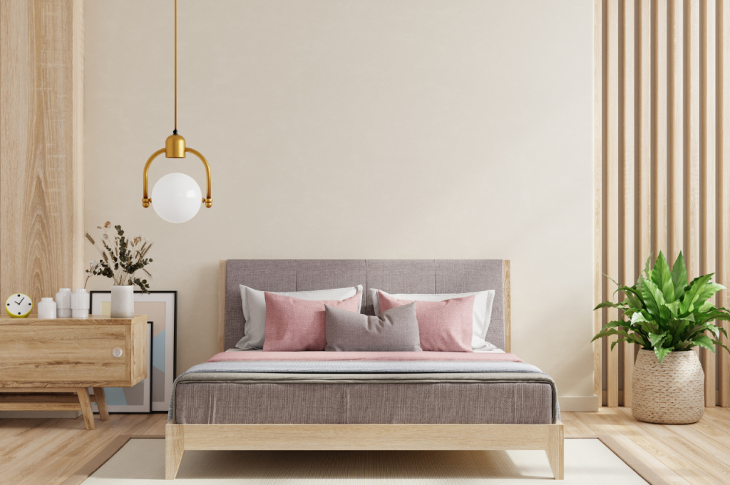 Master bedroom interior decor