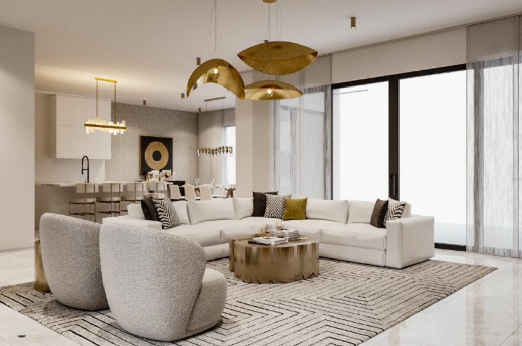 Characteristics of modern living rooms