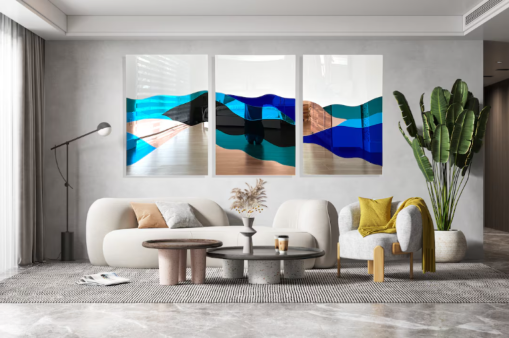 Handmade interior artwork