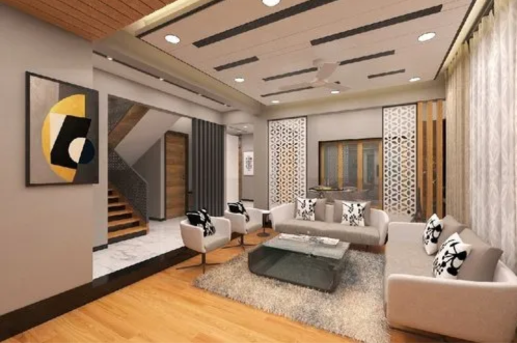 comparing living room to bedroom