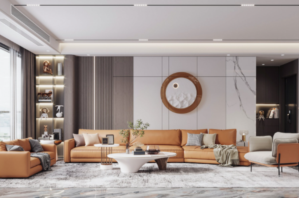 Distinctions between living room and bedroom